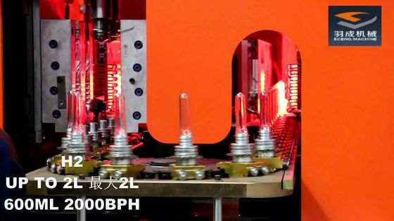 50 ml-2000 ml Automatyczna maszyna do wydmuchiwania butelek PET 27kw Rozdmuchiwarka z rozciąganiem